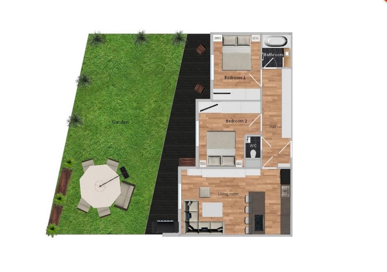 Krejcarek Garden Apartment Prag Eksteriør billede